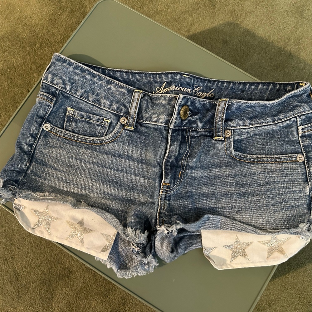 American Eagle Outfitters Blue Denim Shorts